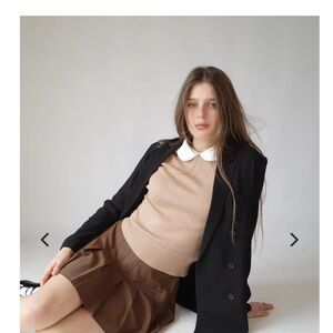 L’ecole des femmes tan sweater M